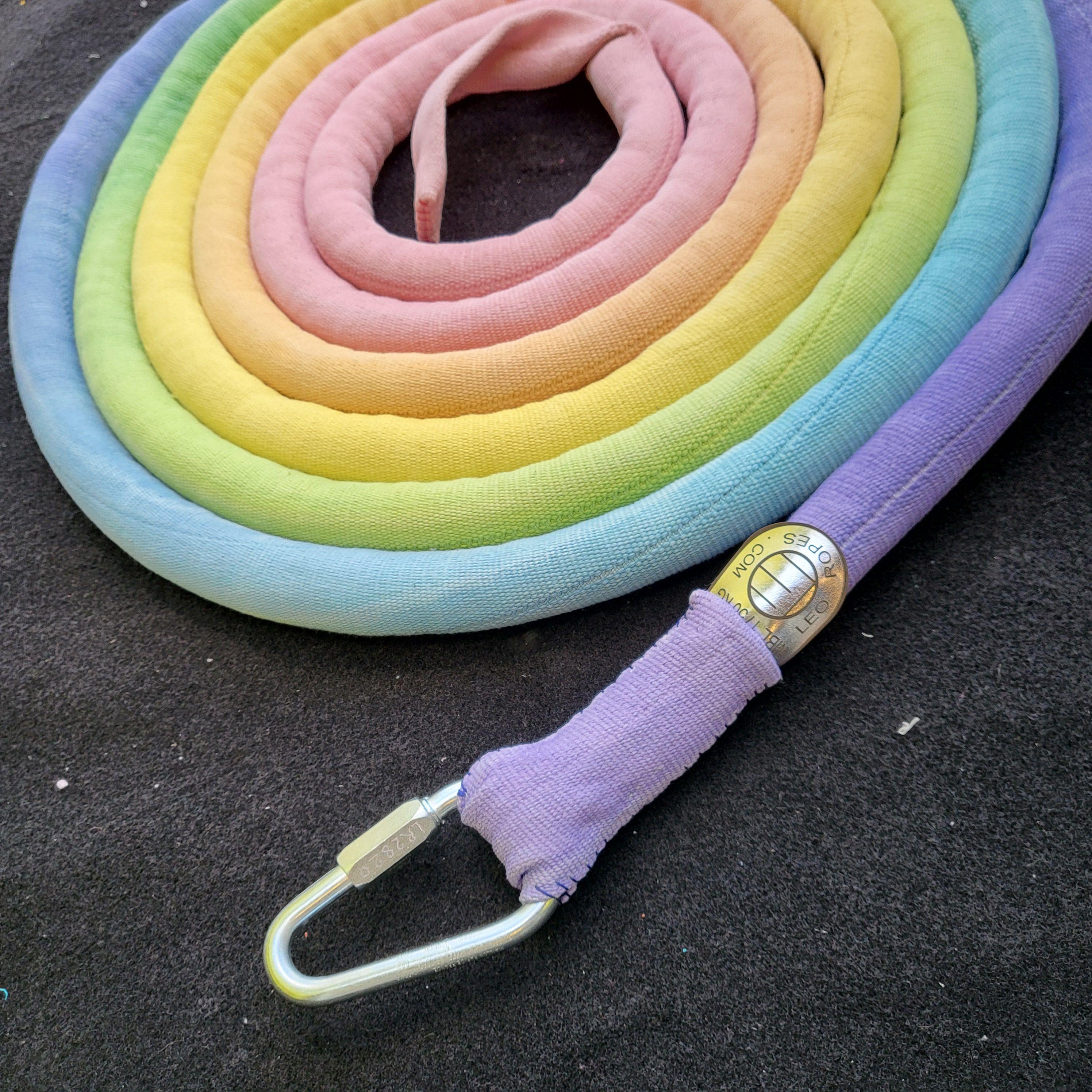 2821. 8m Pastel Rainbow FadeDye Semi-smooth